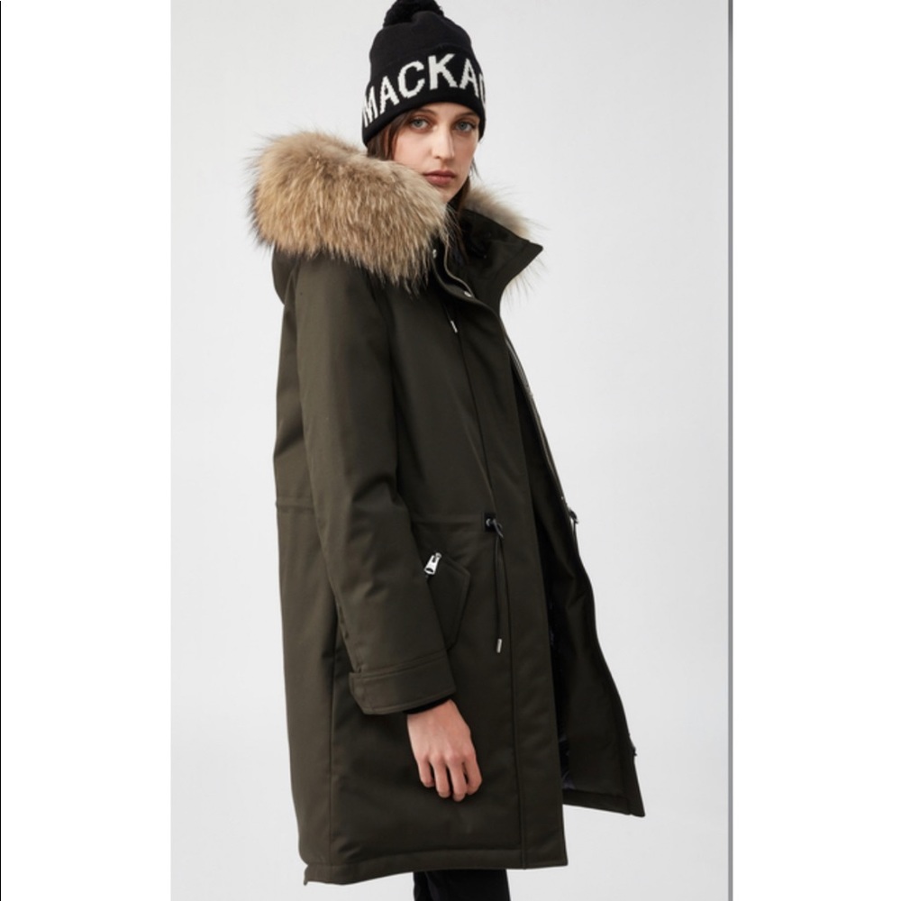 Mackage Rena fur trim parka down coat